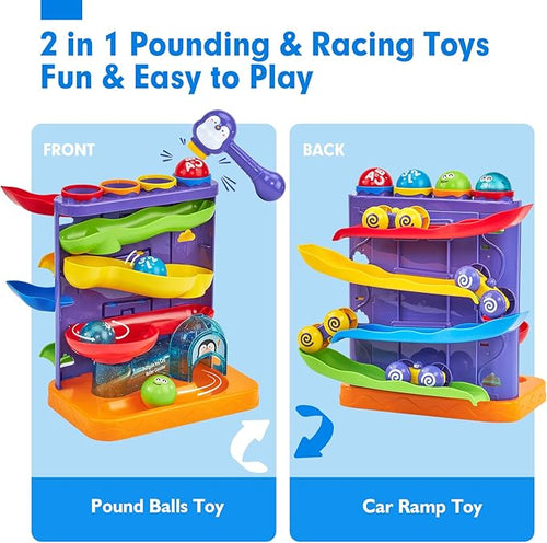 Ball Toy & Car Ramp Race Track Learning Active